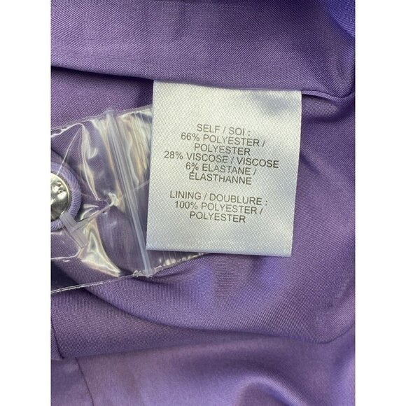 Tanya Taylor sz 0 Blazer Lilac Purple Andie Single Button Classic Designer - Picture 4 of 10